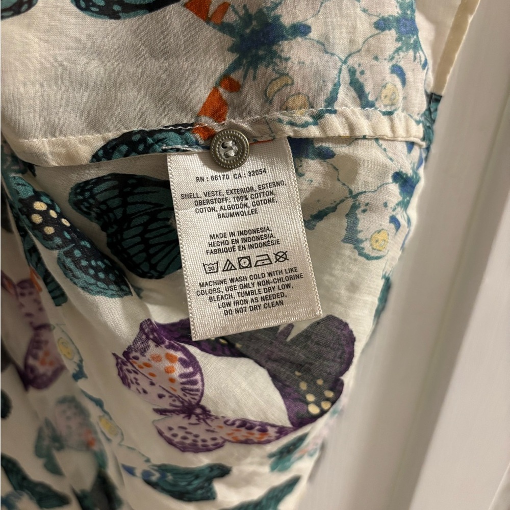 Anthropologie Maeve Buttoned Blouse - Picture 5 of 8